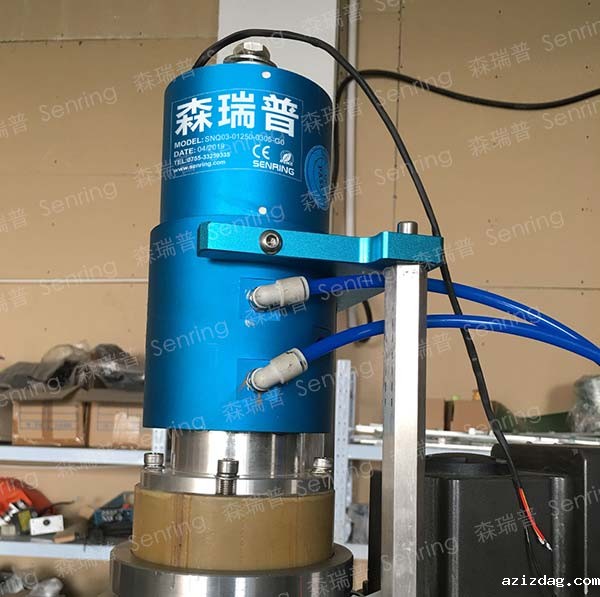 转子法兰气动旋转接头安装方法(旋转轴是空心)