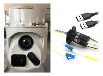 米兰app体育官方入口下载手机版光电吊舱滑环为吊舱提供了一种完美的360度旋转传输高速数据的方案