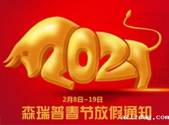 米兰app体育官方入口下载手机版2021年春节放假通知