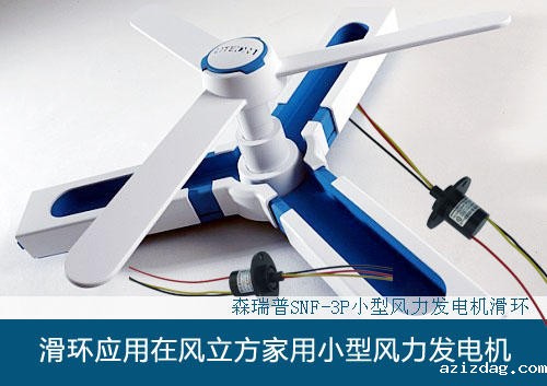 滑环在风立方家用小型风力发电机中的应用