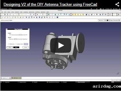 天线追踪器操作演示